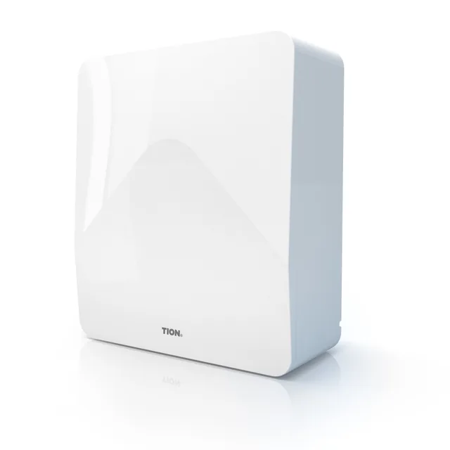 Бризер Tion SMART 4S, белый корпус, вид спереди